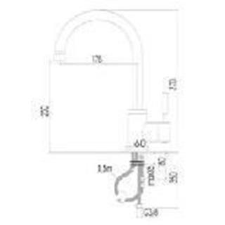 Monomando grifo fregadero para cocina extraible DESING - Imagen 2